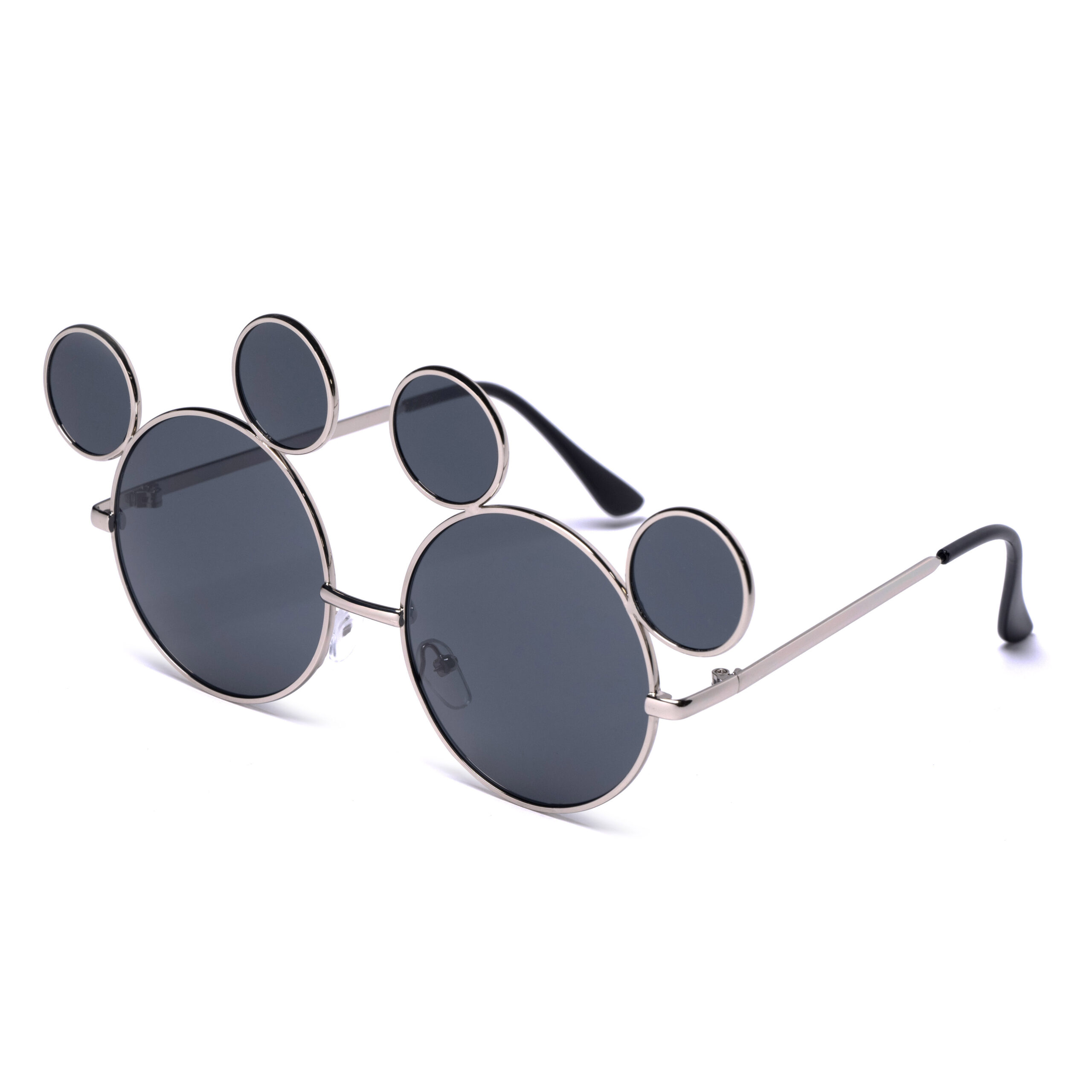 Mouse Head & Ears Sunglasses, Black Lenses